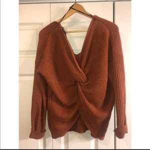Twisted Back Sweater ✨